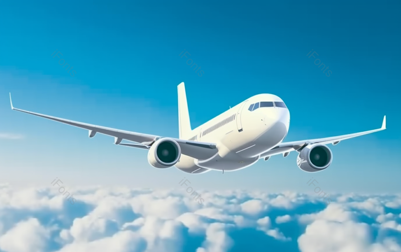 晴空万里高清摄影图客机空运出游,高清,摄影图,摄影图片,图片大全,摄影图免费下载